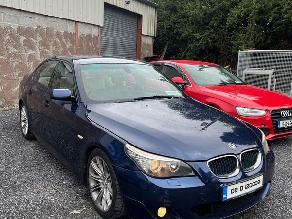 BMW 5-Series Saloon, Diesel, 2008, Blue