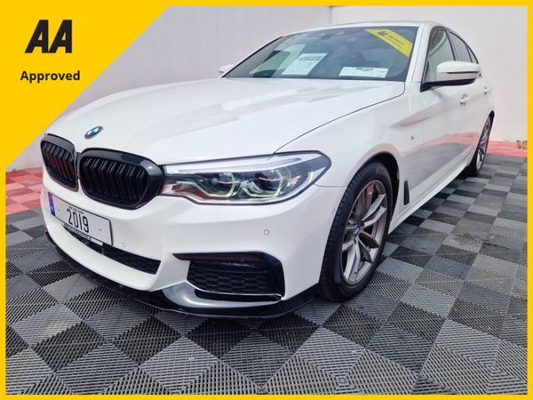 BMW 5-Series Saloon, Diesel, 2019, White