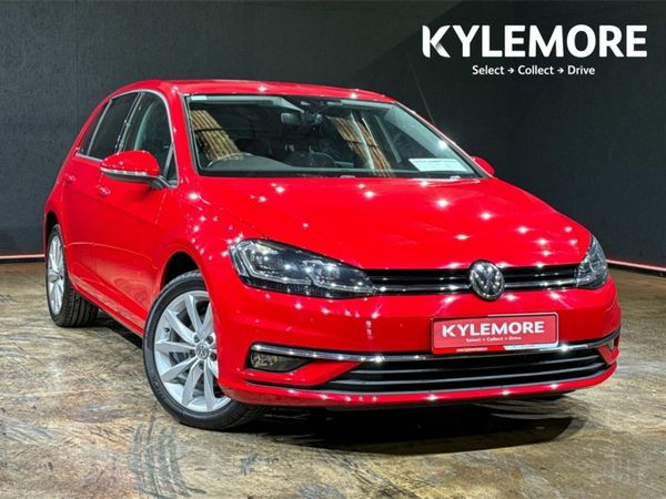 Volkswagen Golf Hatchback, Petrol, 2019, Red