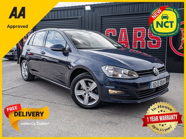 Volkswagen Golf Hatchback, Diesel, 2015, Blue