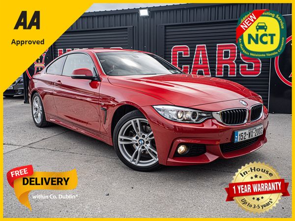 BMW 4-Series Coupe, Diesel, 2015, Red
