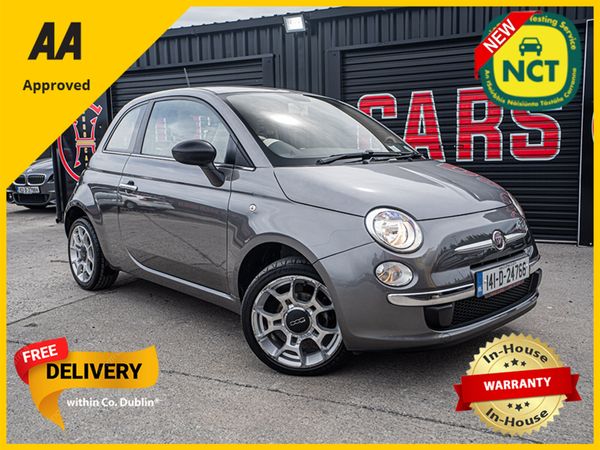 Fiat 500 Hatchback, Petrol, 2014, Grey