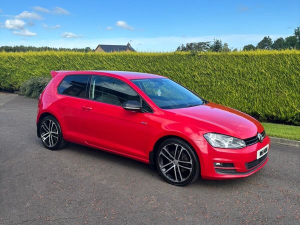 Volkswagen Golf Hatchback, Diesel, 2013, Red