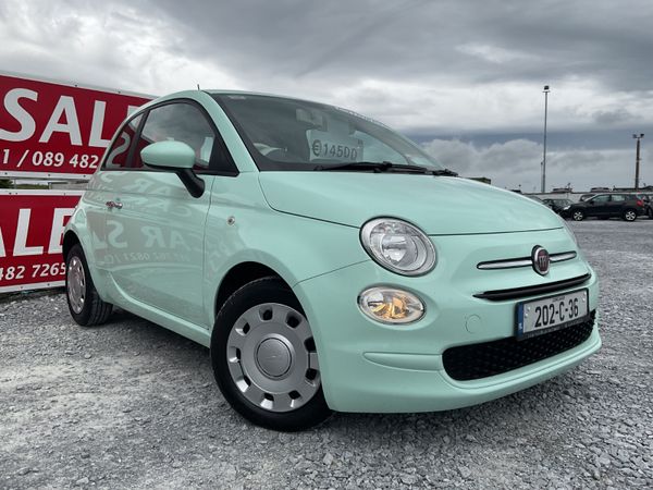 Fiat 500 Hatchback, Petrol, 2020, Green