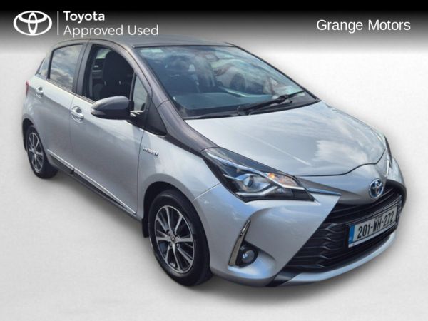 Toyota Yaris Hatchback, Petrol Hybrid, 2020, Silver