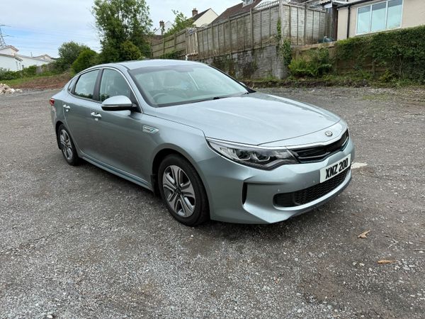 Kia Optima Saloon, Petrol Hybrid, 2017, Silver