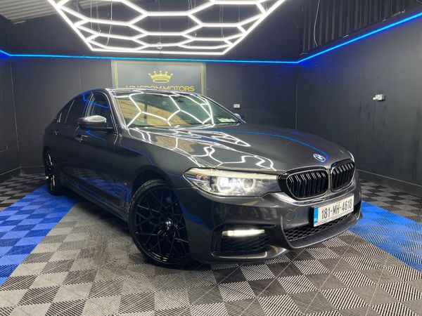 BMW 5-Series Saloon, Petrol Plug-in Hybrid, 2018, Grey