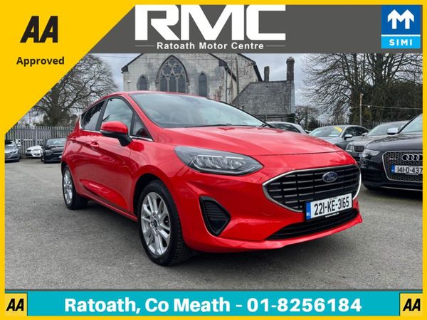 Ford Fiesta Hatchback, Petrol Hybrid, 2022, Red