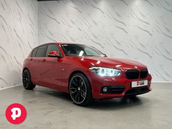 BMW 1-Series Hatchback, Diesel, 2017, Red