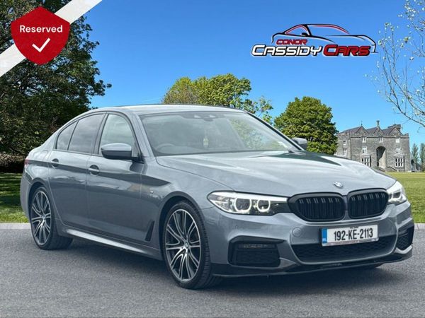 BMW 5-Series Saloon, Diesel, 2019, Blue