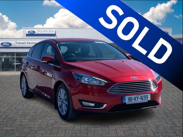 Ford Focus Hatchback, Diesel, 2018, Red