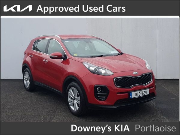 Kia Sportage SUV, Diesel, 2018, Red