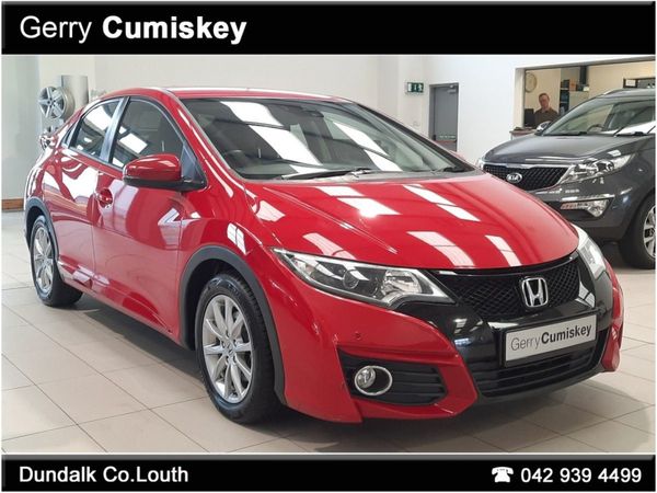 Honda Civic Hatchback, Diesel, 2016, Red