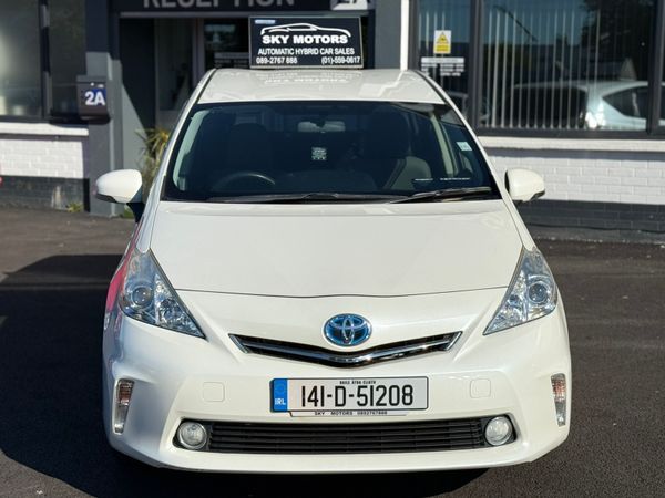 Toyota Prius MPV, Petrol Hybrid, 2014, White