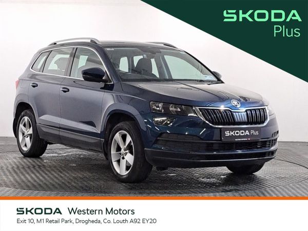 Skoda Karoq Estate, Petrol, 2022, Blue