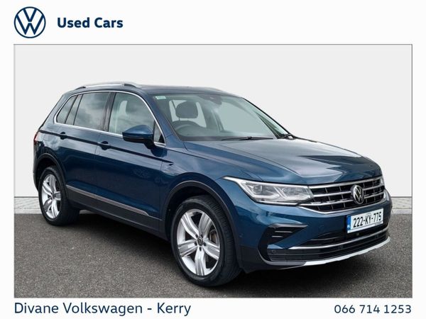 Volkswagen Tiguan SUV, Petrol Plug-in Hybrid, 2022, Blue