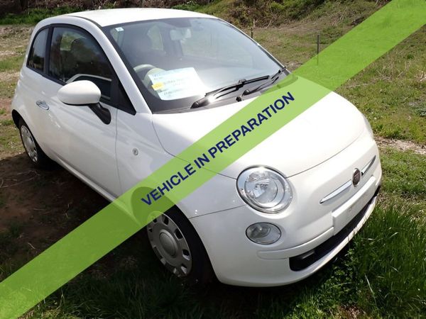 Fiat 500 Hatchback, Petrol, 2015, White
