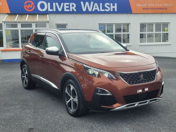 Peugeot 3008 SUV, Diesel, 2019, Orange