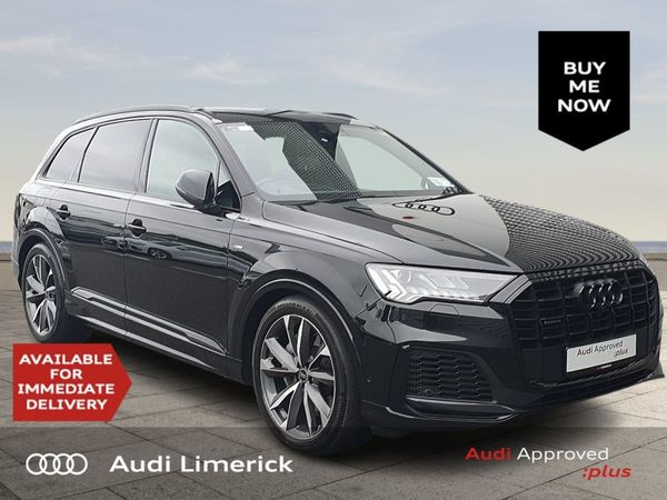 Audi Q7 SUV, Petrol Plug-in Hybrid, 2023, Black