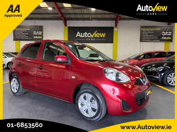 Nissan March Hatchback, Petrol, 2021, Red