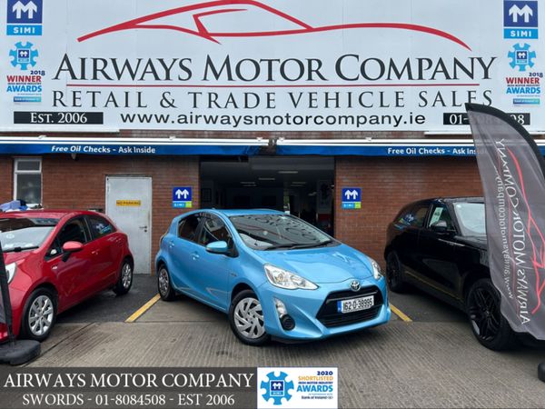 Toyota Aqua Hatchback, Petrol Hybrid, 2016, Blue