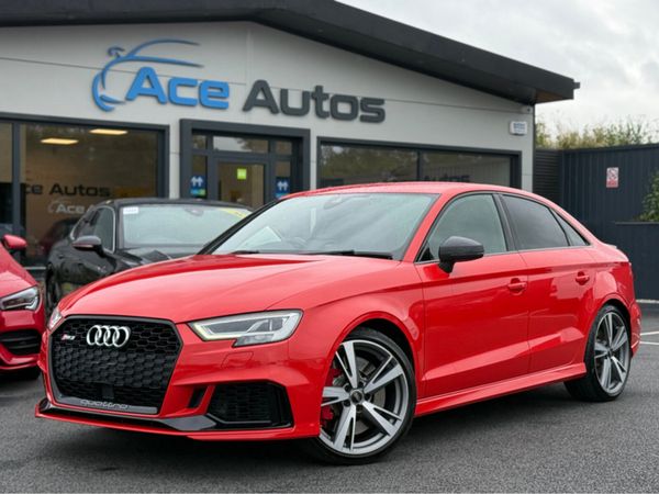 Audi RS3 Saloon, Petrol, 2018, Red