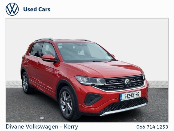 Volkswagen T-Cross SUV, Petrol, 2024, Red