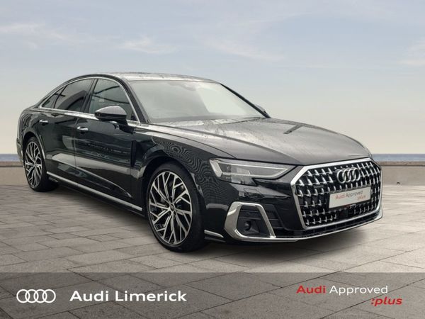 Audi A8 Saloon, Petrol Plug-in Hybrid, 2024, Black