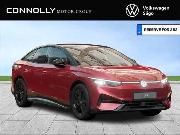 Volkswagen ID.7 Saloon, Electric, 2025, Red