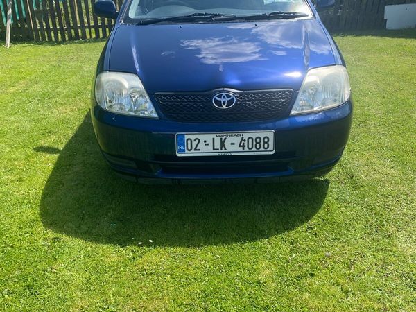 Toyota Corolla Saloon, Petrol, 2002, Blue