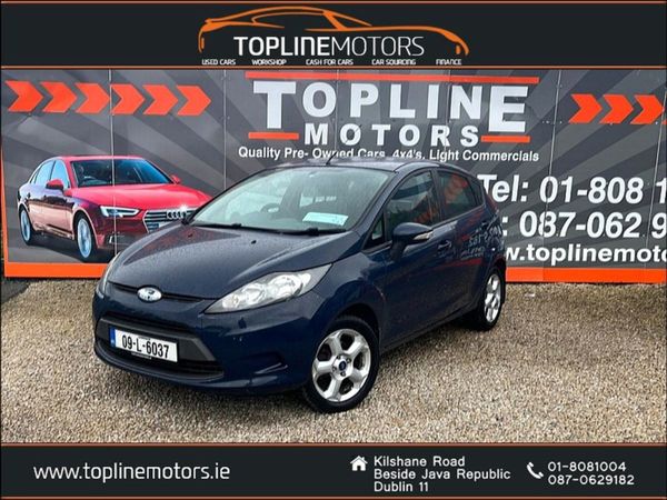 Ford Fiesta Hatchback, Petrol, 2009, Blue