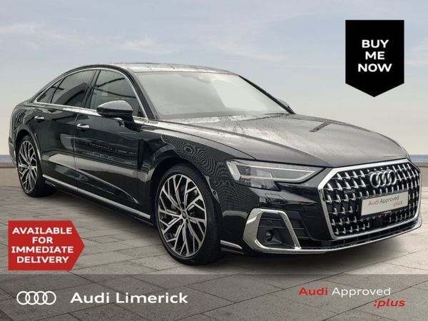 Audi A8 Saloon, Petrol Plug-in Hybrid, 2024, Black