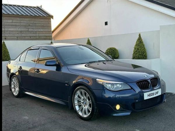 BMW 5-Series Saloon, Diesel, 2009, Blue