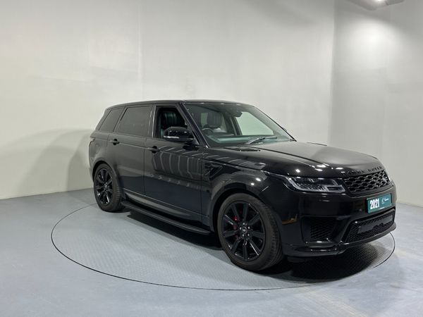 Land Rover Range Rover Sport SUV, Petrol Hybrid, 2022, Black