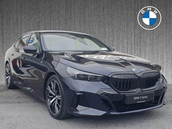 BMW 5-Series Saloon, Electric, 2025, Black