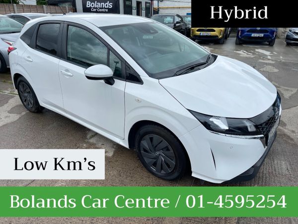 Nissan Note Hatchback, Petrol Hybrid, 2022, White
