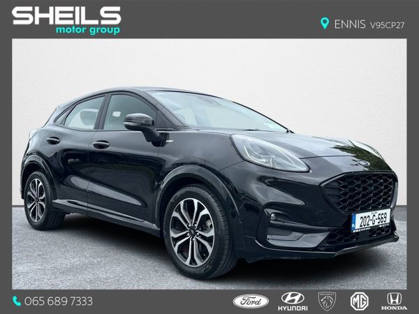 Ford Puma Crossover, Petrol Hybrid, 2020, Black