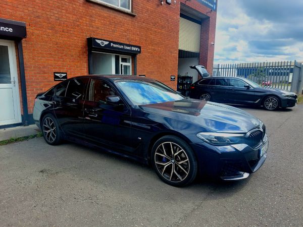 BMW 5-Series Saloon, Petrol Plug-in Hybrid, 2021, Black