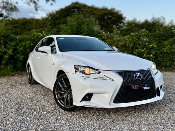 Lexus IS Saloon, Petrol Hybrid, 2015, White