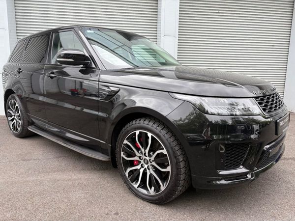Land Rover Range Rover Sport Estate, Petrol Plug-in Hybrid, 2019, Black