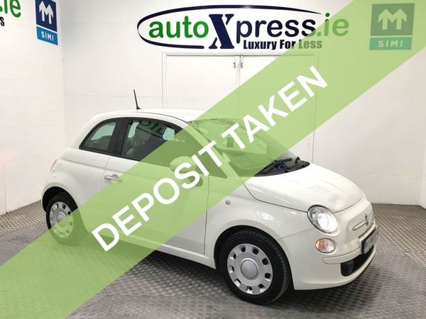 Fiat 500 Hatchback, Petrol, 2015, White