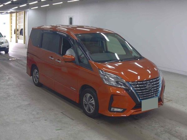 Nissan Serena MPV, Petrol Hybrid, 2019, Orange