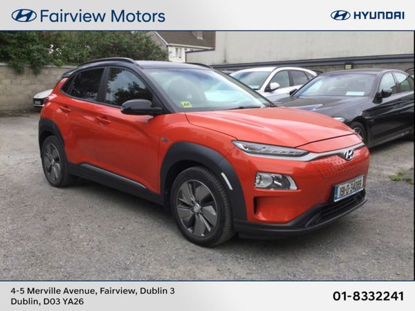 Hyundai KONA SUV, Electric, 2019, Orange