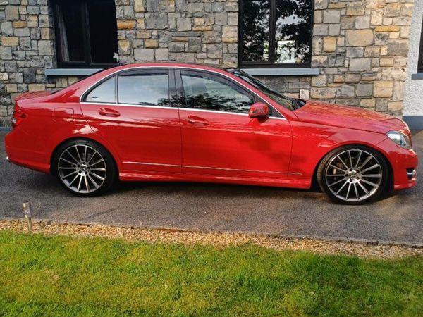 Mercedes-Benz C-Class Saloon, Diesel, 2013, Red