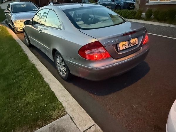 Mercedes-Benz CLK Coupe, Diesel, 2008, Silver