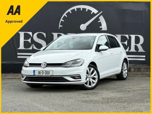 Volkswagen Golf Hatchback, Petrol, 2018, White