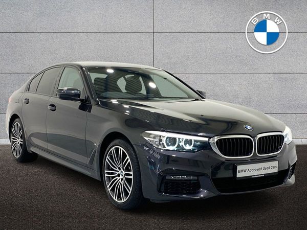 BMW 5-Series Saloon, Petrol Plug-in Hybrid, 2019, Grey