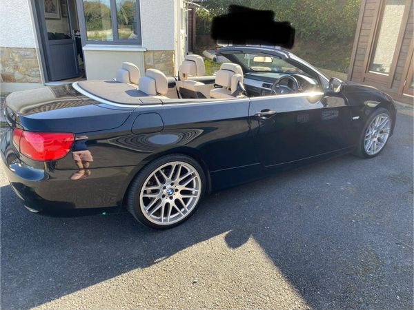 BMW 3-Series Convertible, Diesel, 2010, Black