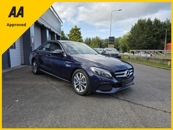 Mercedes-Benz C-Class Saloon, Petrol Plug-in Hybrid, 2017, Blue
