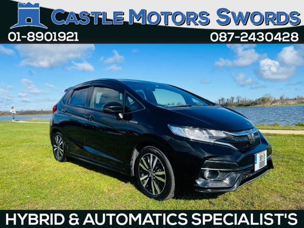 Honda Fit Hatchback, Petrol Hybrid, 2018, Black
